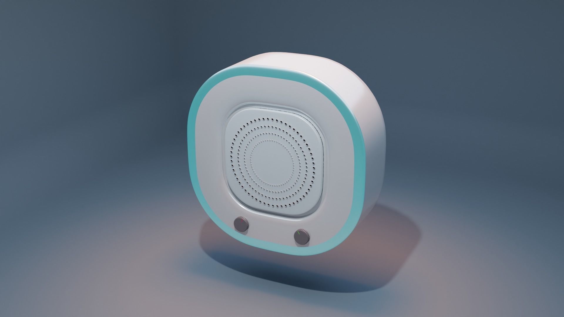 8 high quality white noise speaker App icons Low-poly 3D model_3