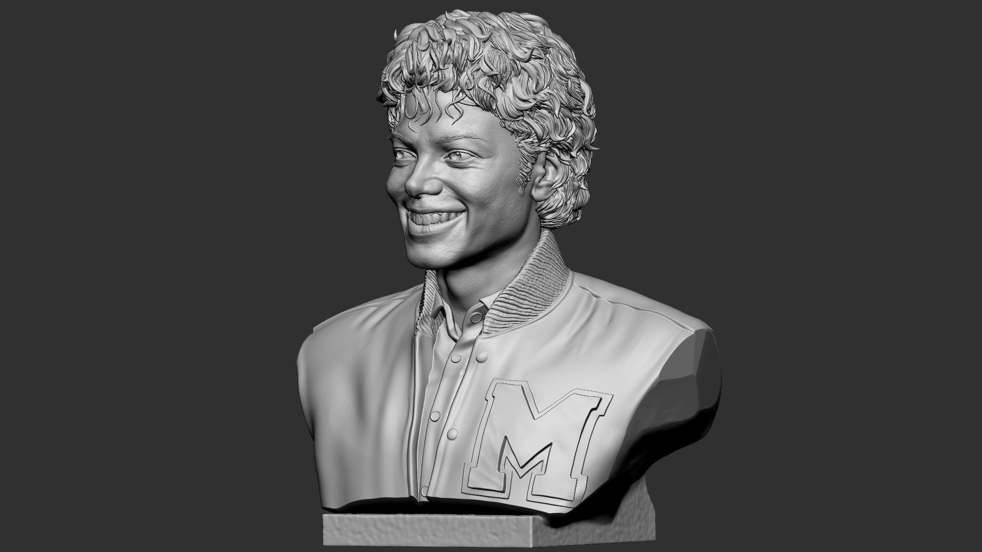 Michael Jackson 3D print model_38