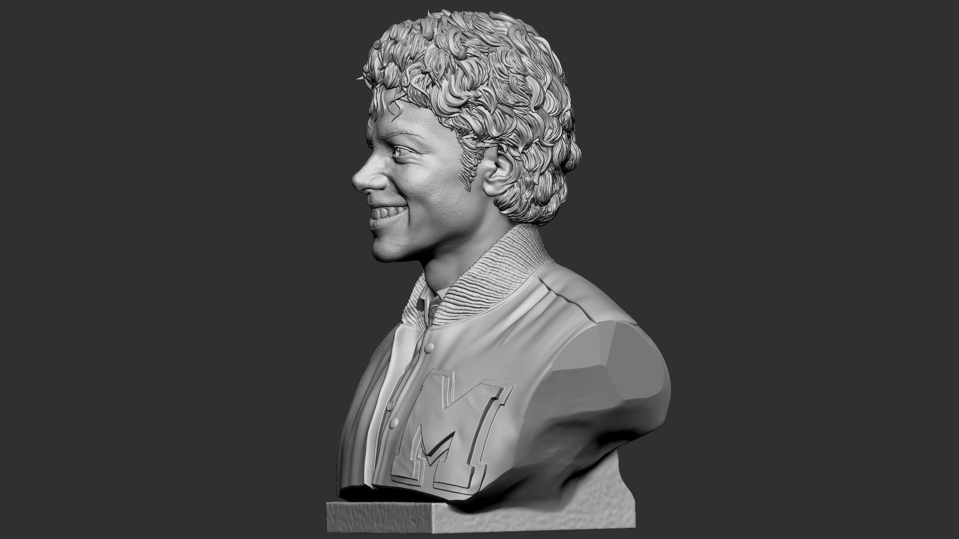 Michael Jackson 3D print model_41