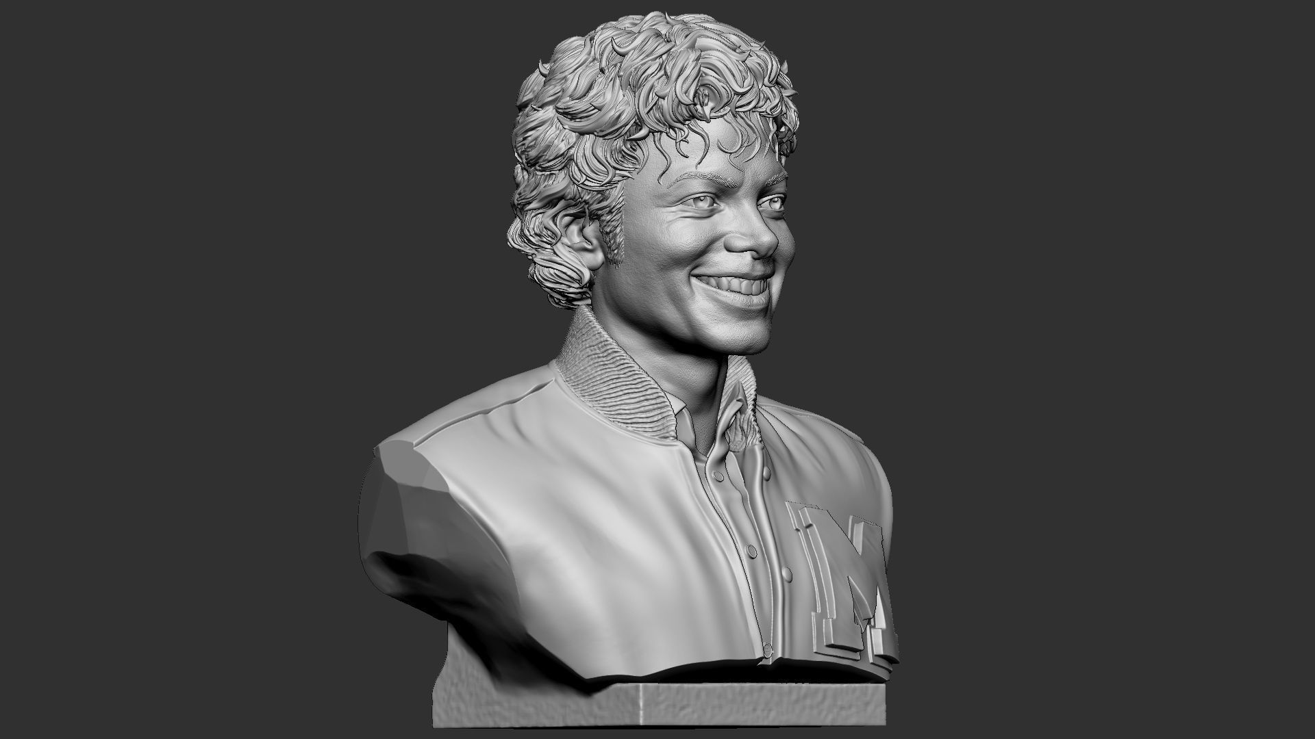 Michael Jackson 3D print model_26