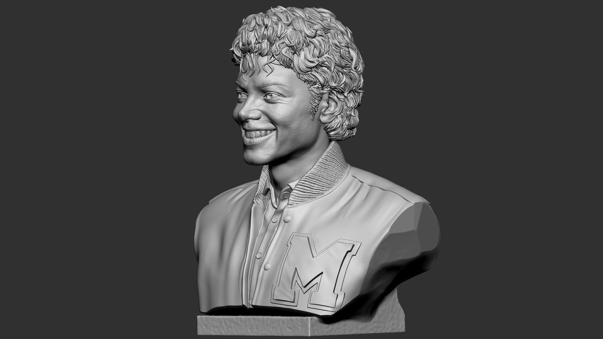Michael Jackson 3D print model_39