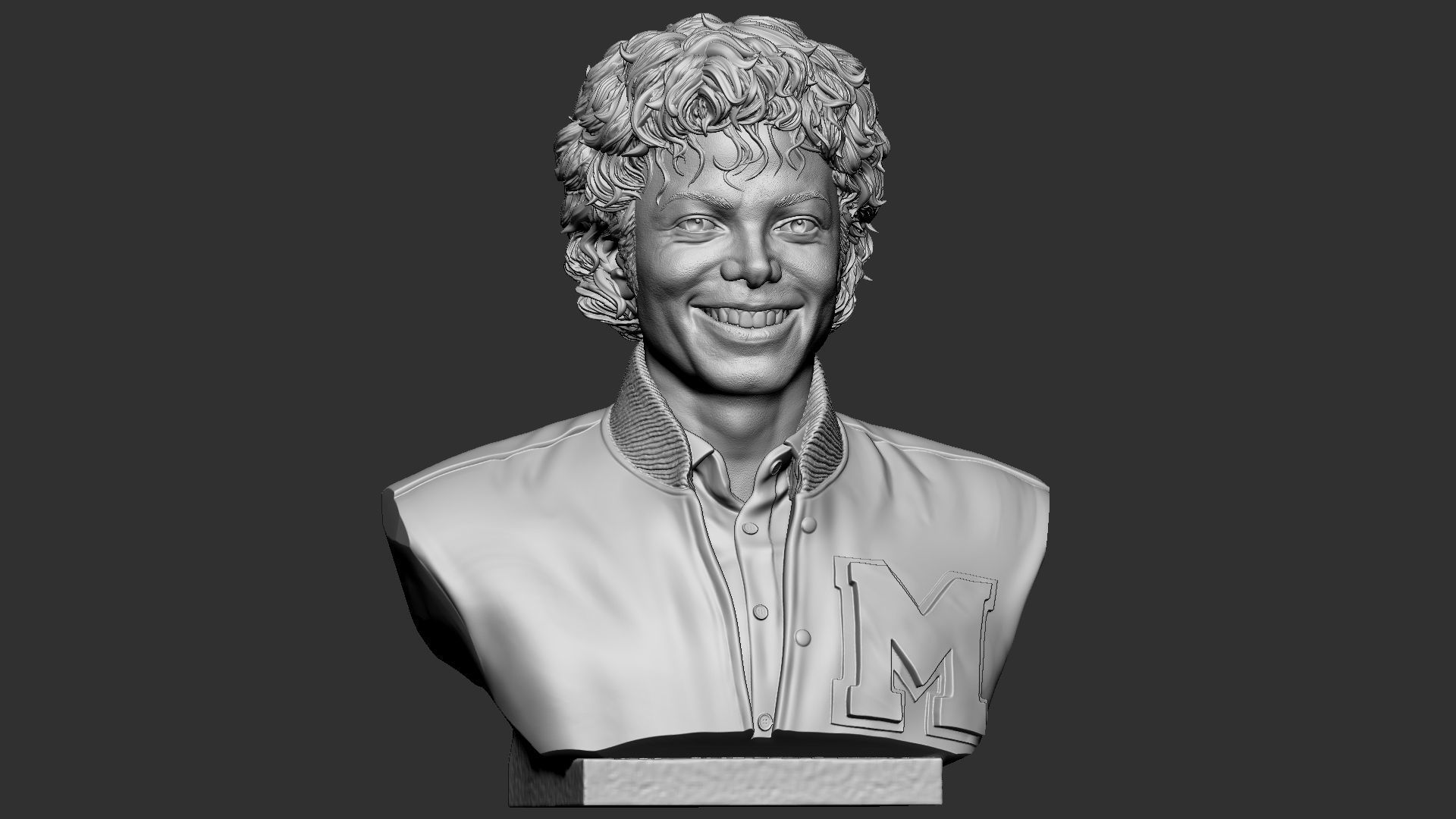 Michael Jackson 3D print model_29