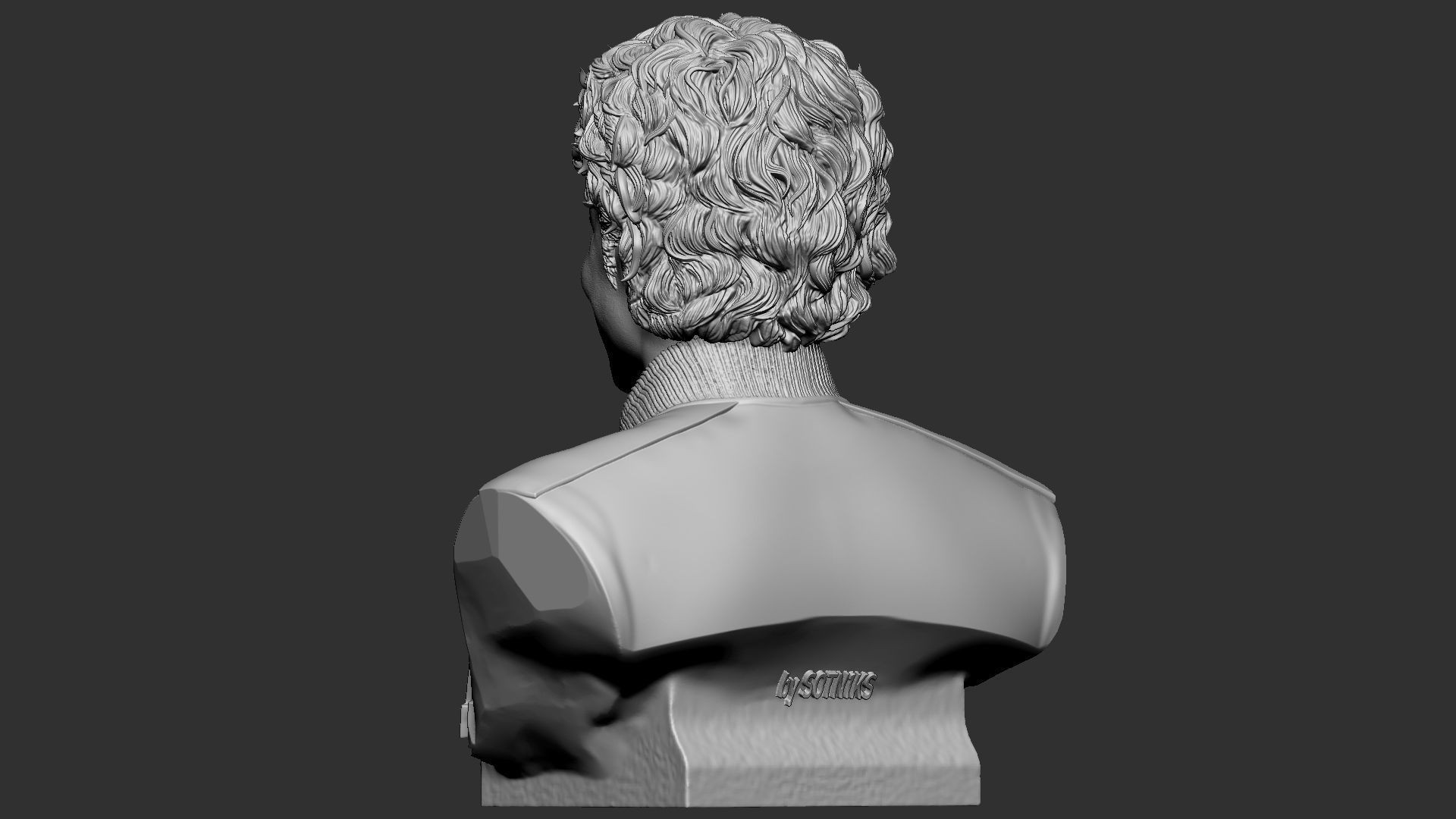 Michael Jackson 3D print model_9