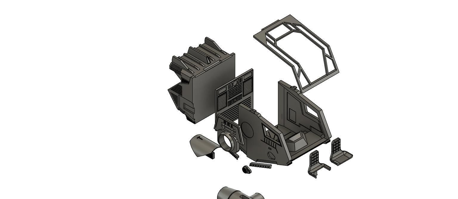 YADDLEs ship yaddle not included 3D print model_7