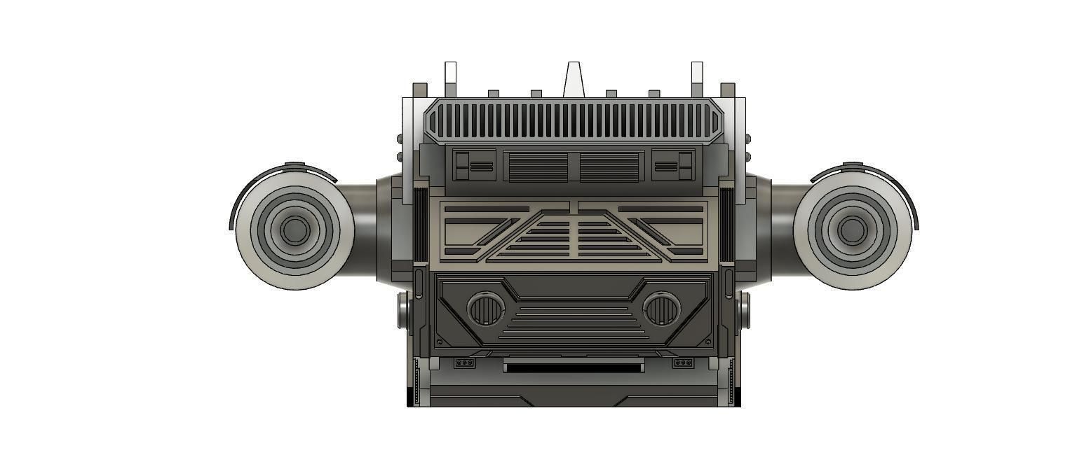 YADDLEs ship yaddle not included 3D print model_12