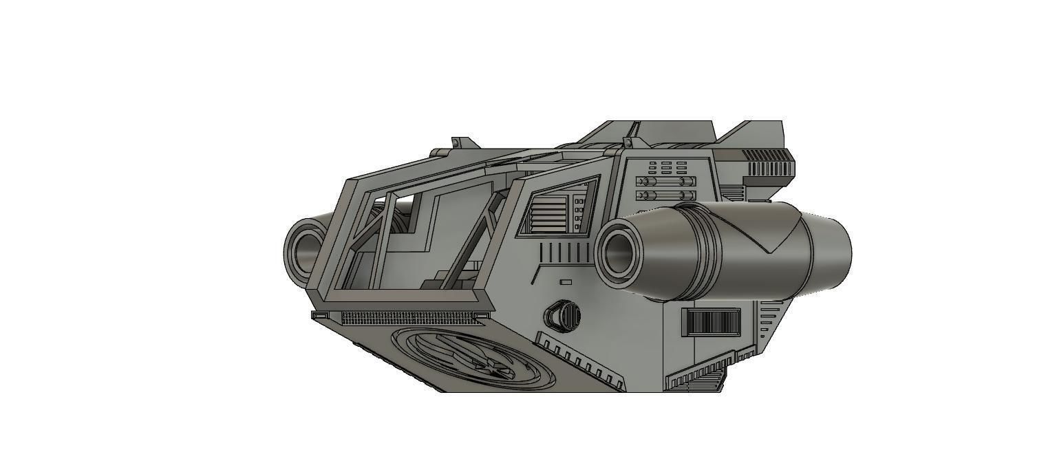 YADDLEs ship yaddle not included 3D print model_9