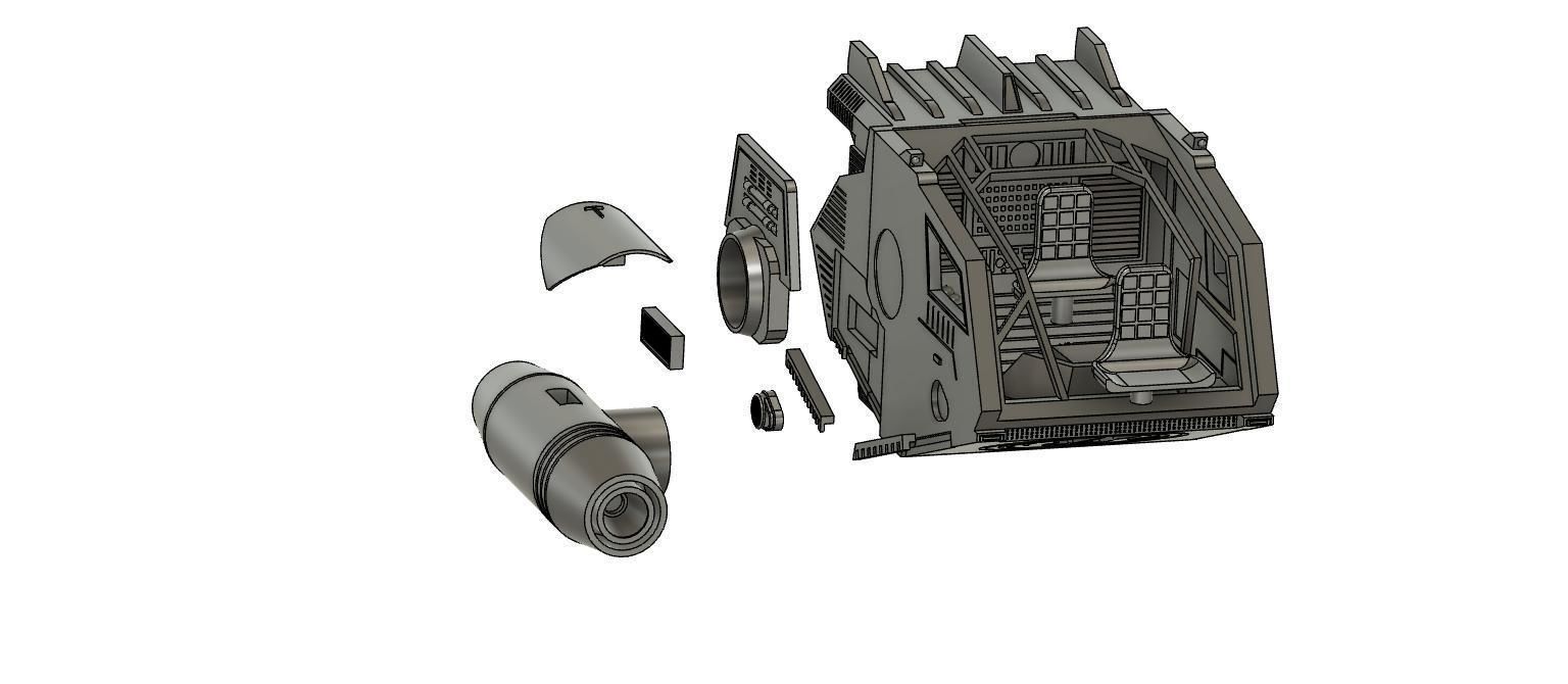 YADDLEs ship yaddle not included 3D print model_6