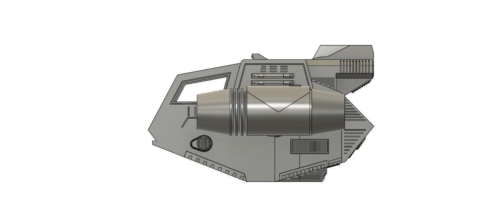 YADDLEs ship yaddle not included 3D print model_10