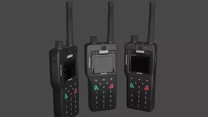 communication device sepura low poly