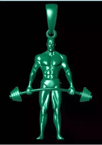 weight lifter  3D print model