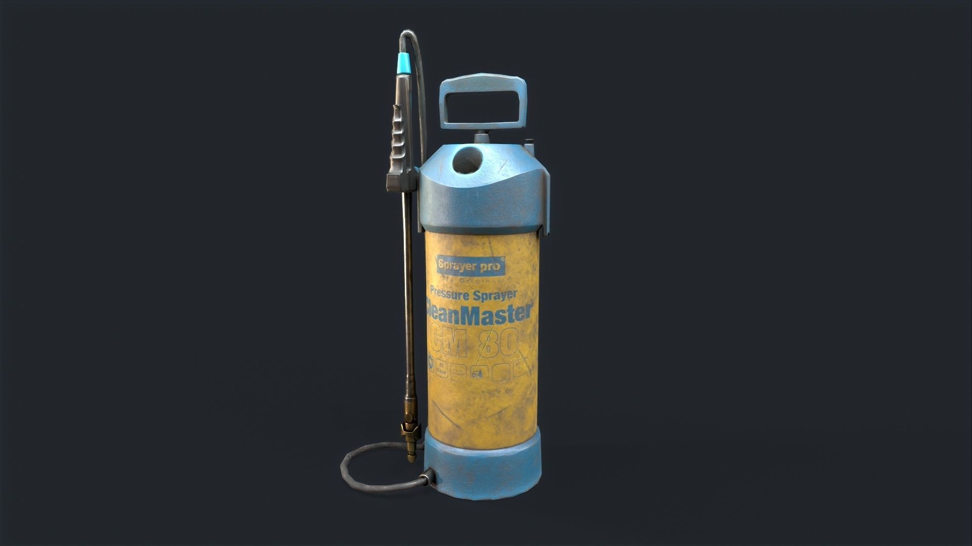 Garden Sprayer Low-poly 3D model_1