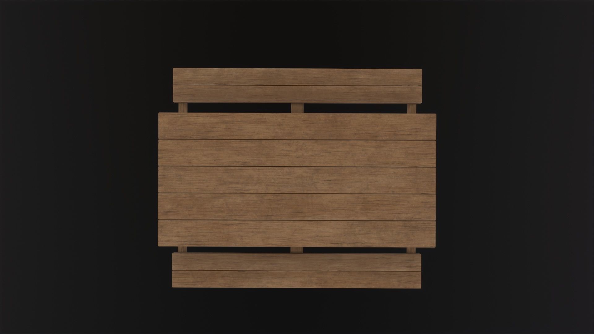 Picnic Table 3D Model Low-poly 3D model_5