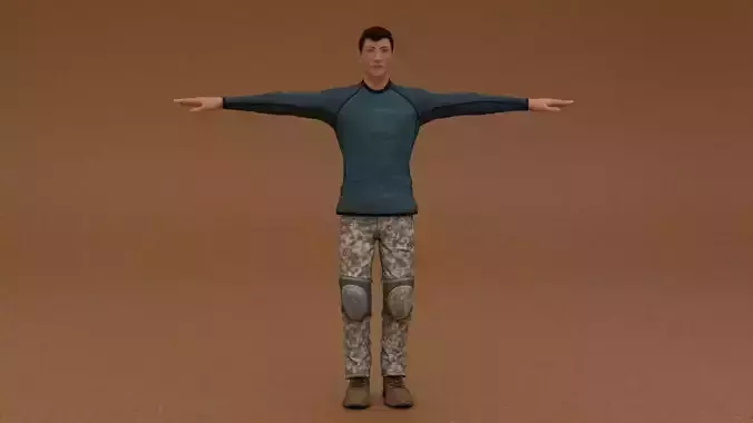 laos Game Male Fighter