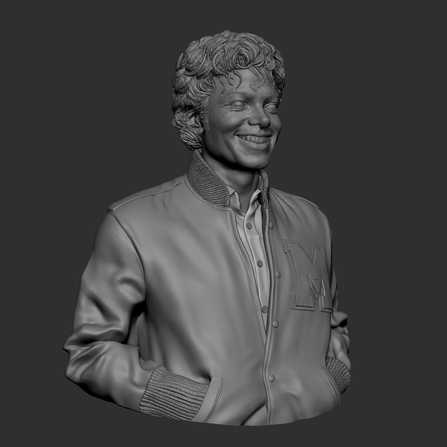 Michael Jackson jewerly 3D print model_10