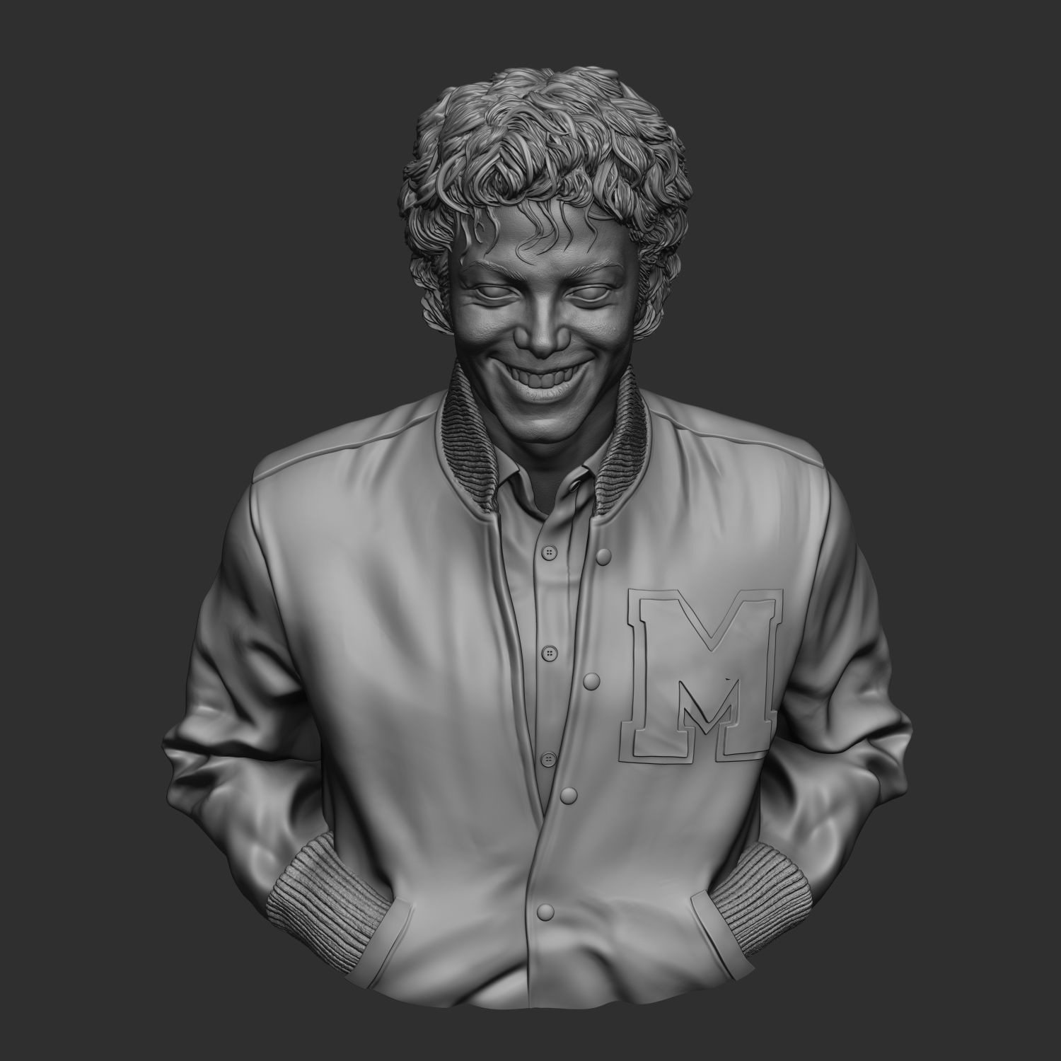 Michael Jackson jewerly 3D print model_17