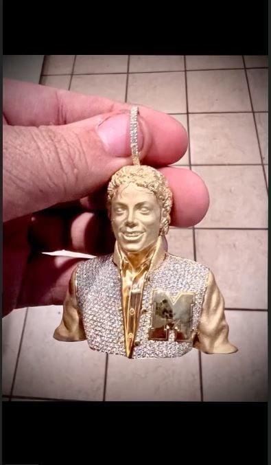 Michael Jackson jewerly 3D print model_7