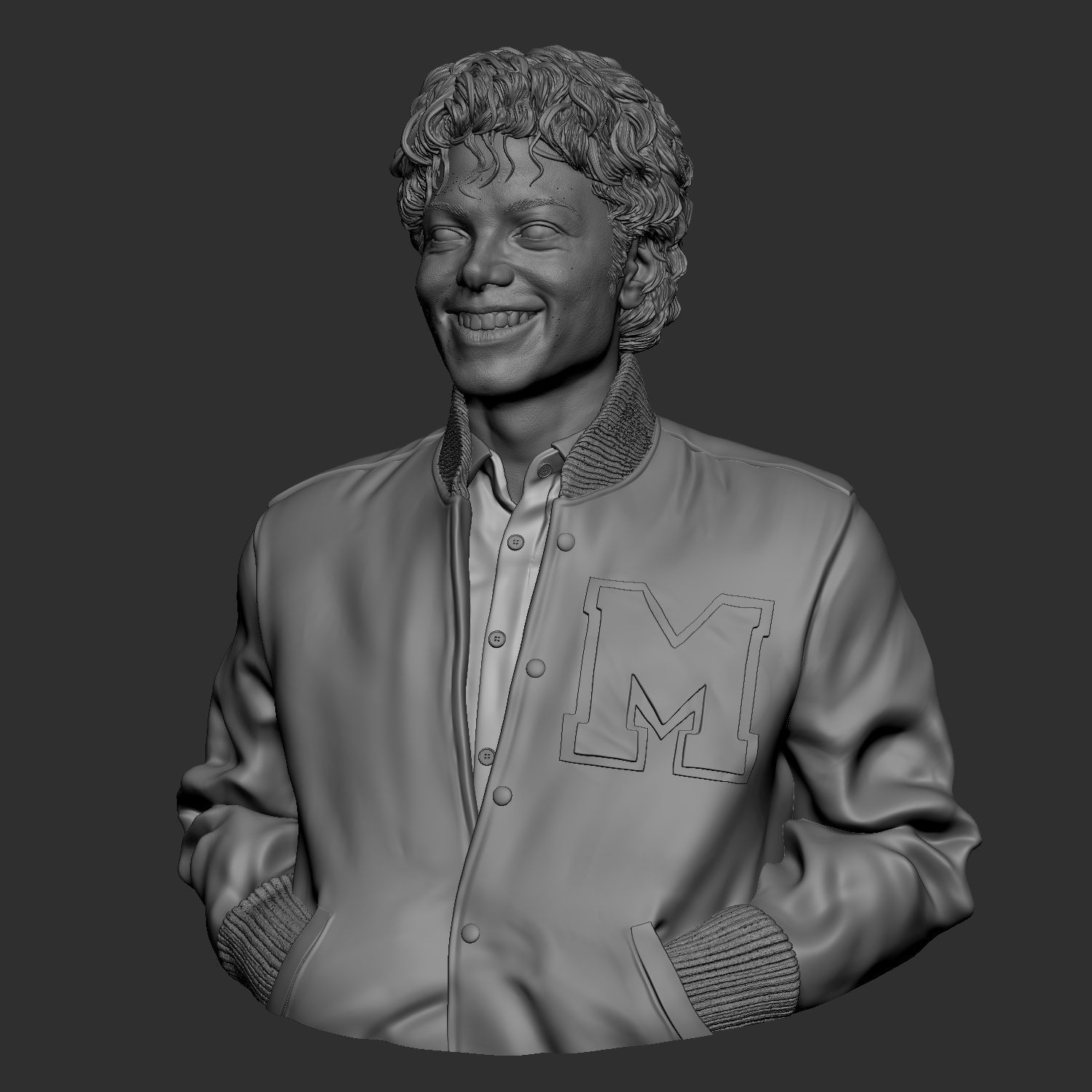 Michael Jackson jewerly 3D print model_9