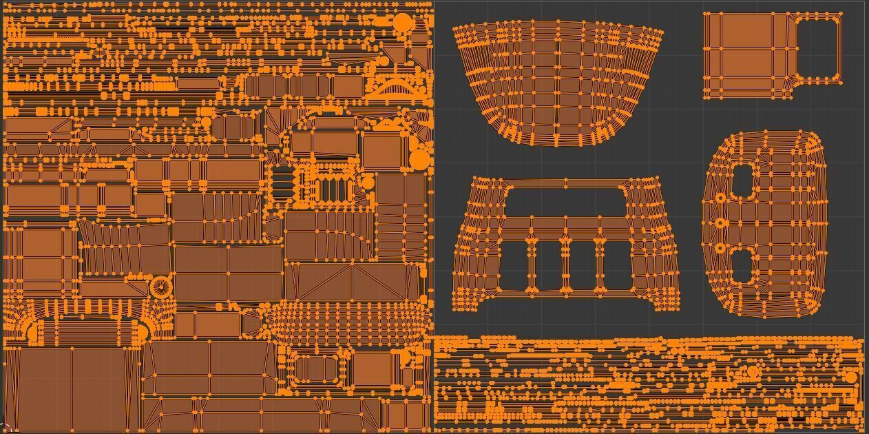 ZIL - 131 Low-poly 3D model_10