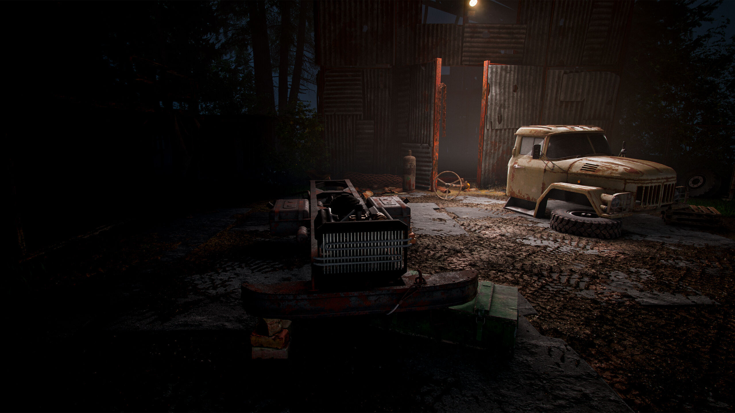 ZIL - 131 Low-poly 3D model_6