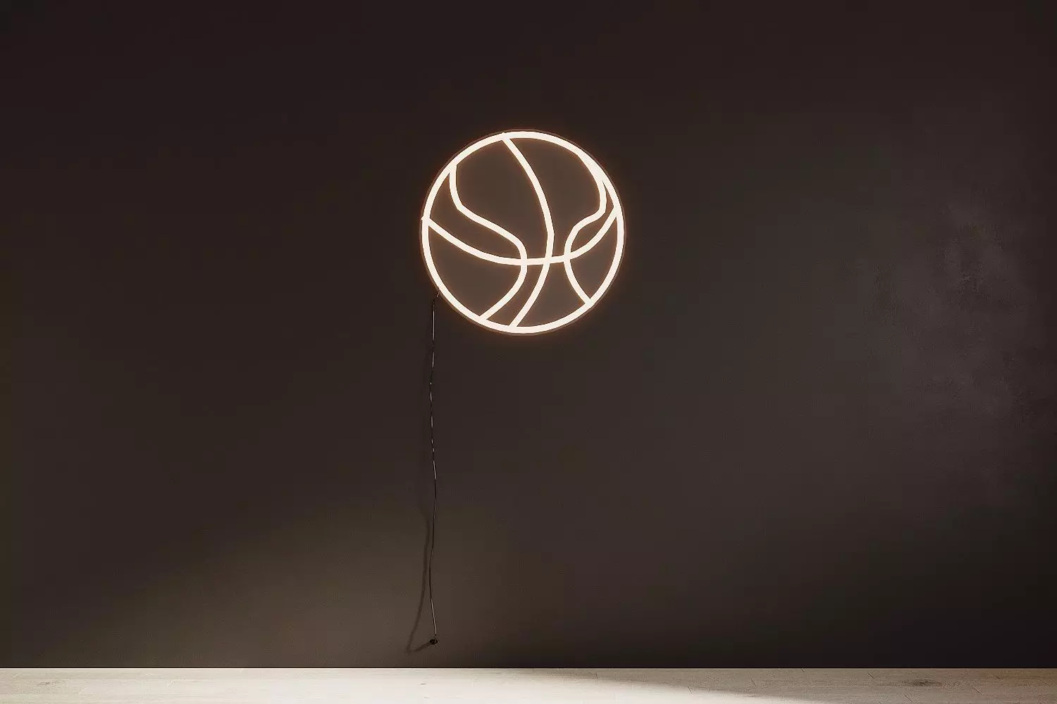 Basketball neon Free 3D model