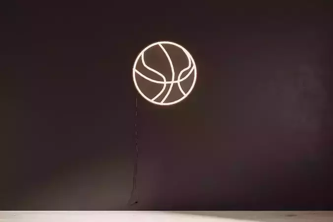 Basketball neon