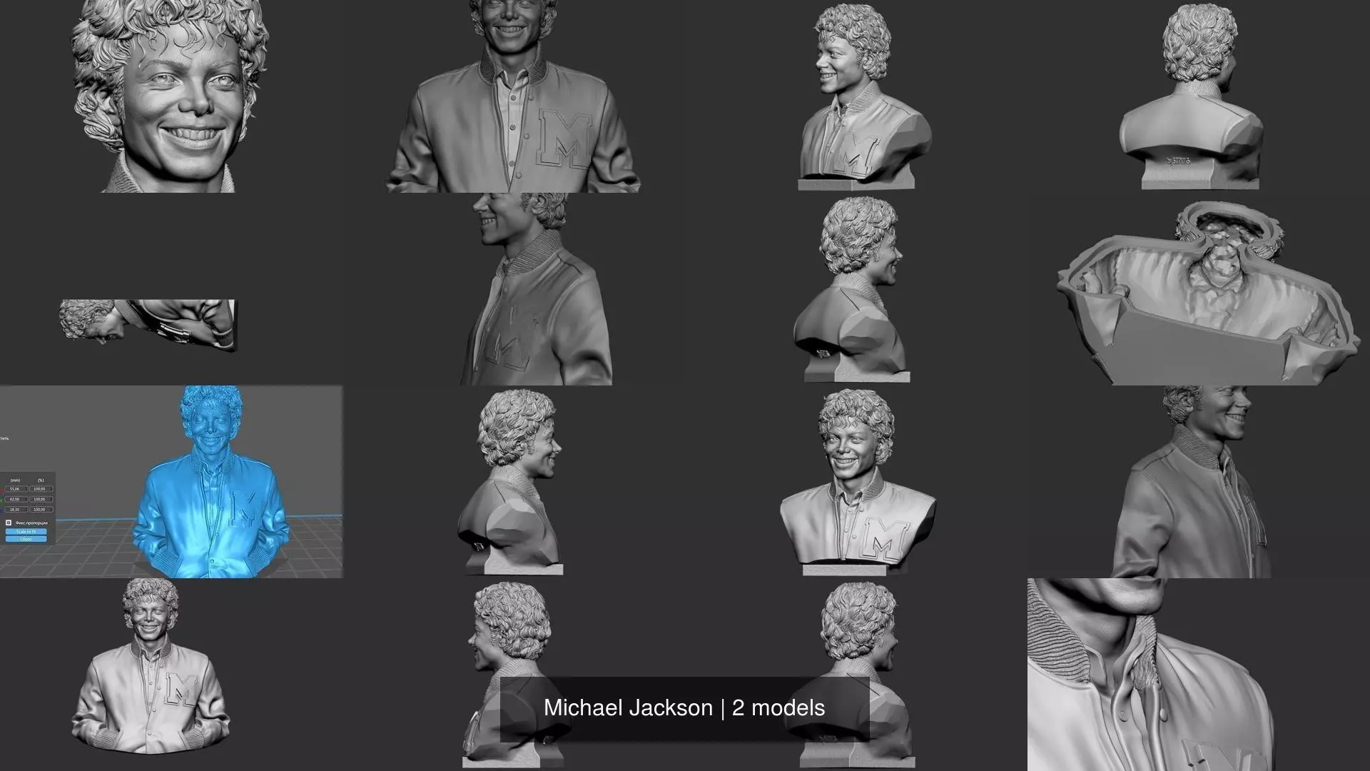 Michael Jackson 3D Model Collection_0