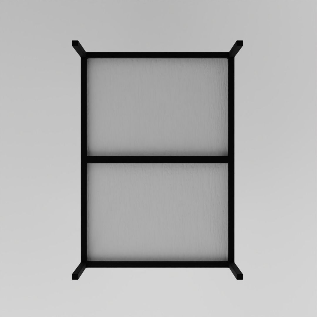 White Side Table 3D model_13