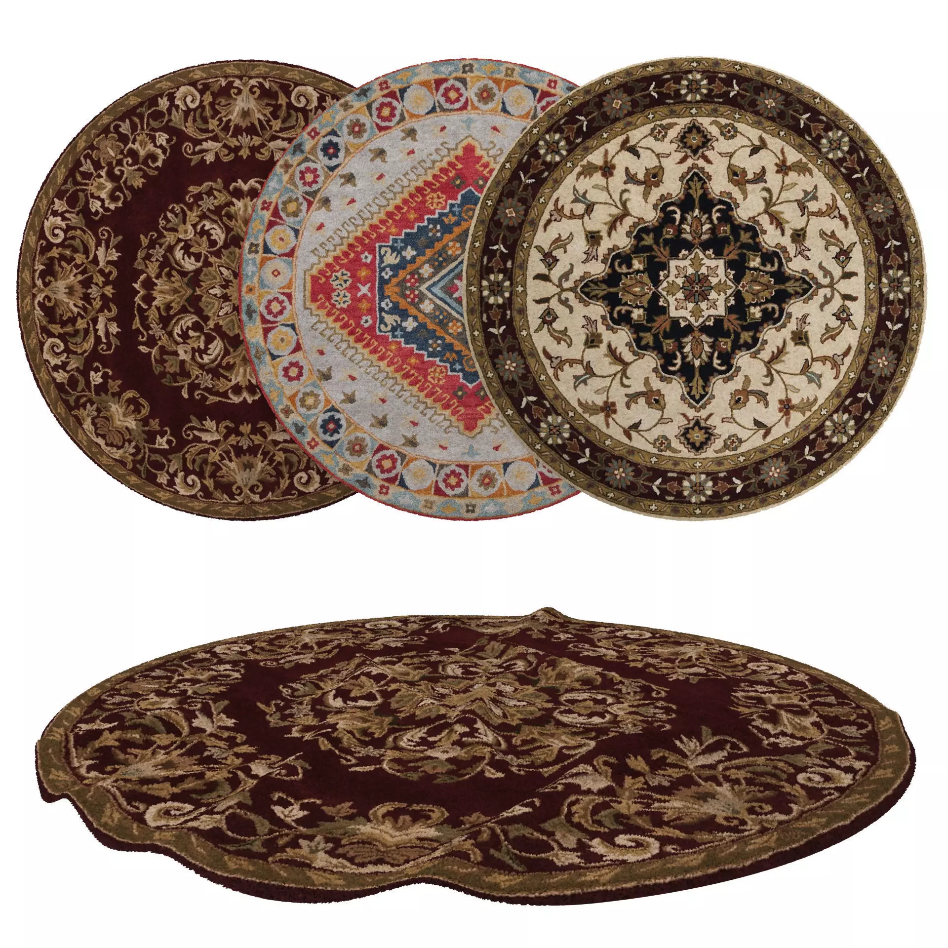 Rugs No 842 Low-poly 3D model_0