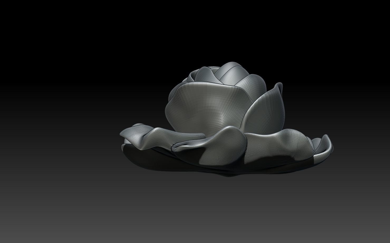 ROSE PENDANT 3D print model_1