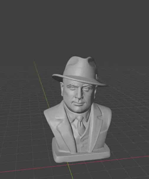 Al Capone 3D print model_14