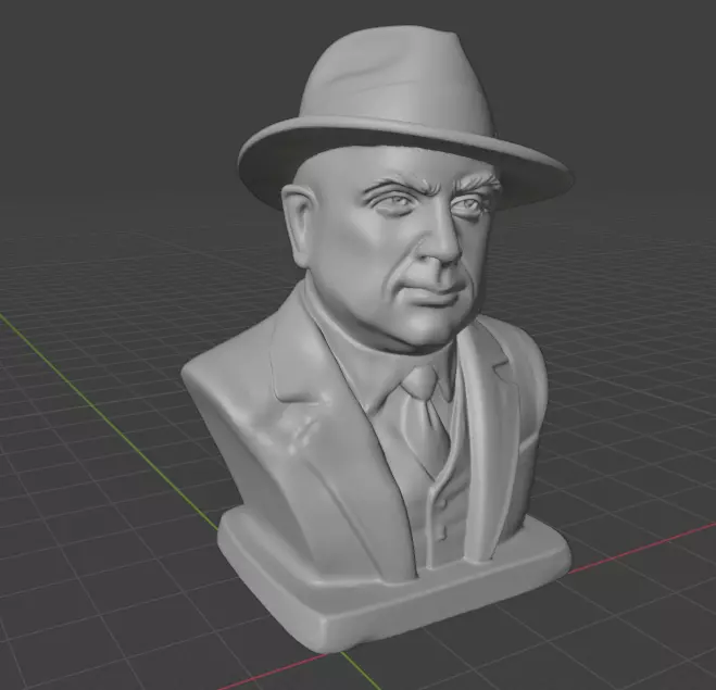 Al Capone 3D print model_5