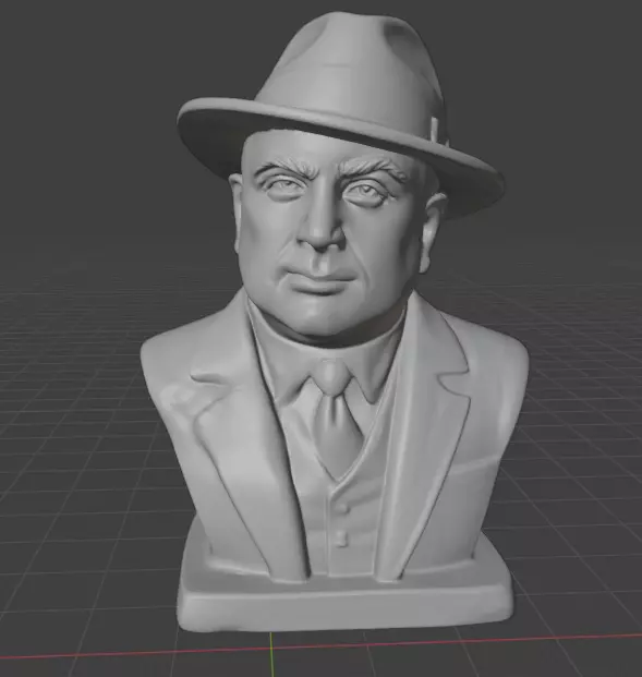Al Capone 3D print model_1