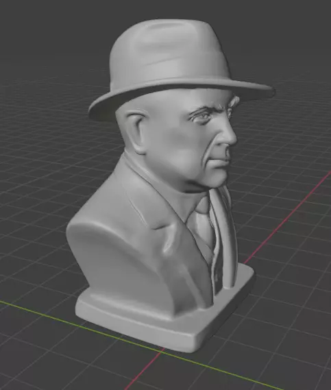 Al Capone 3D print model_4