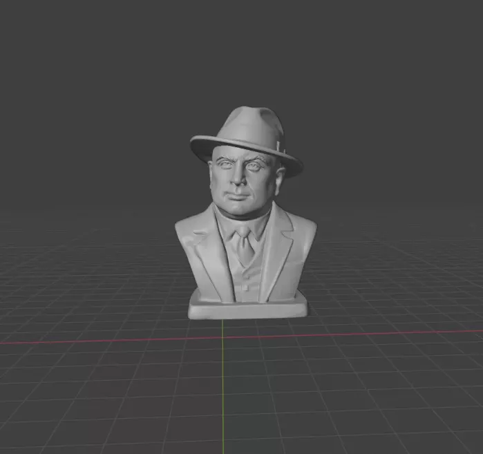 Al Capone 3D print model_0