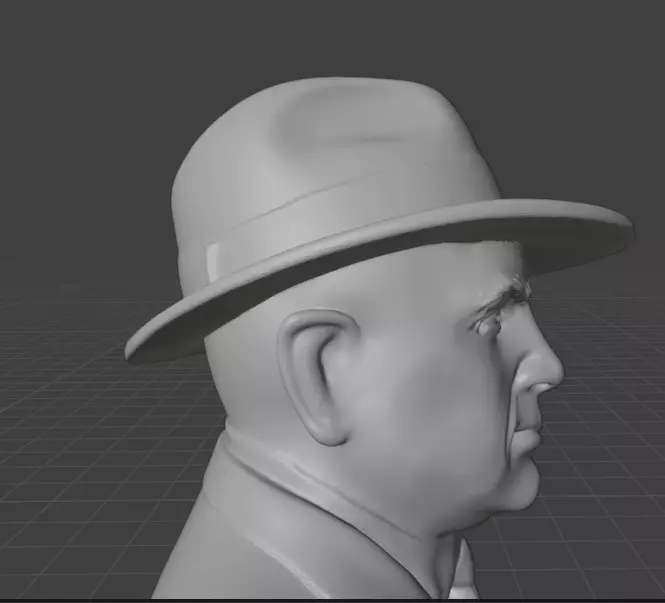 Al Capone 3D print model_21