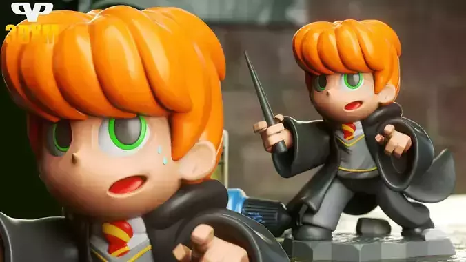 Ron Weasley Chibi STL for 3D Printing ChibiSTL 3DXM
