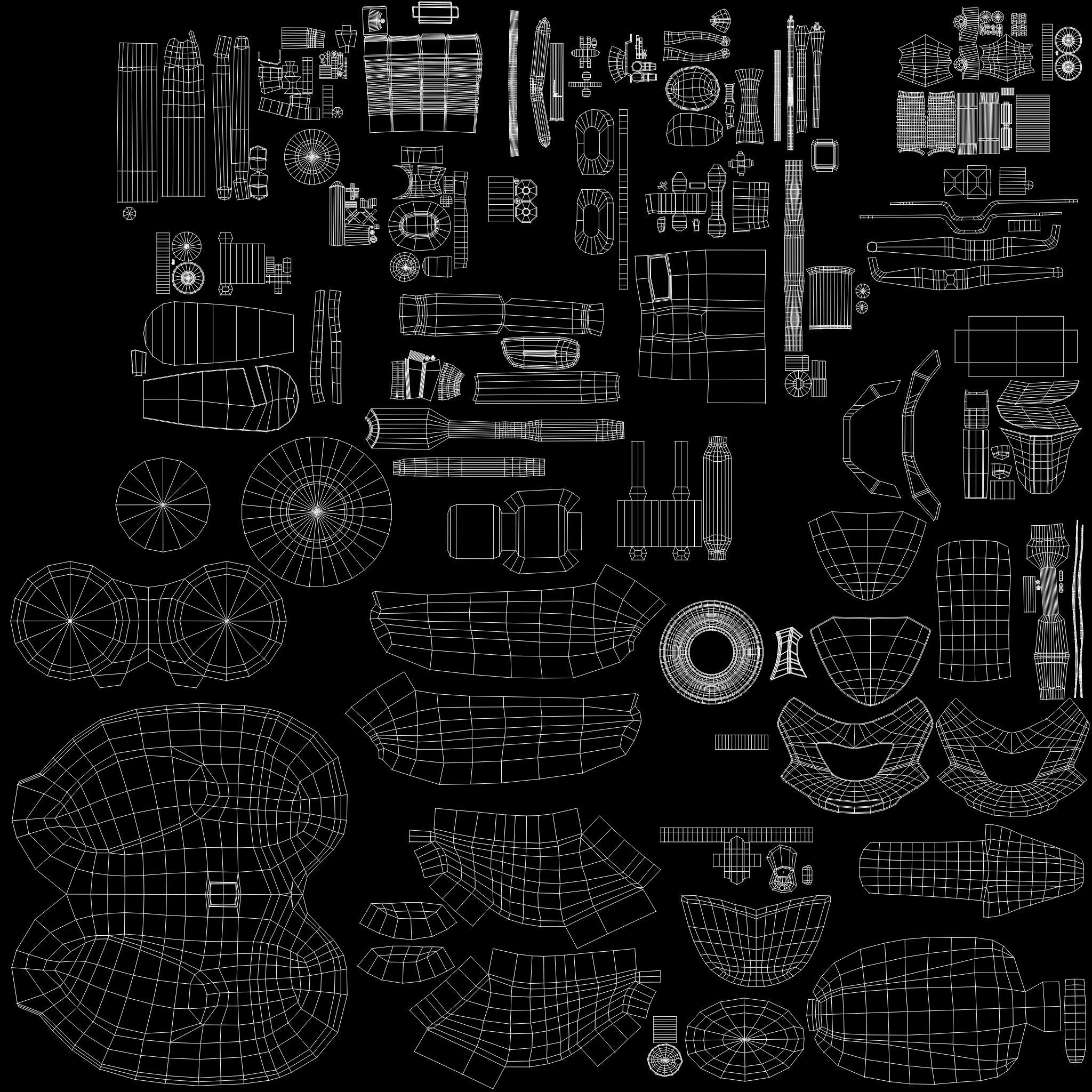 Bajaj CT 100 Low-poly 3D model_15