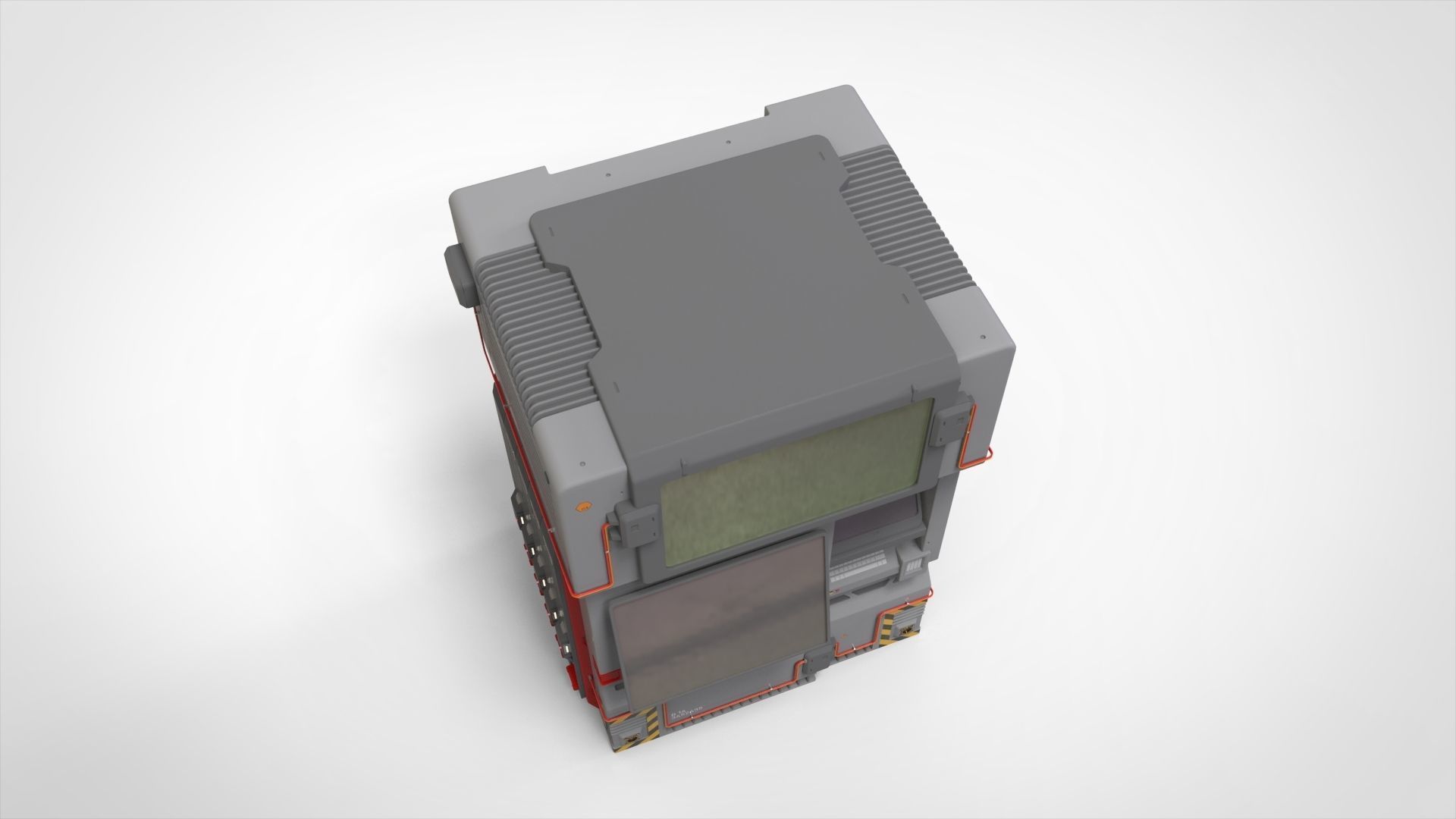 sci fi terminal 2 3D model_12