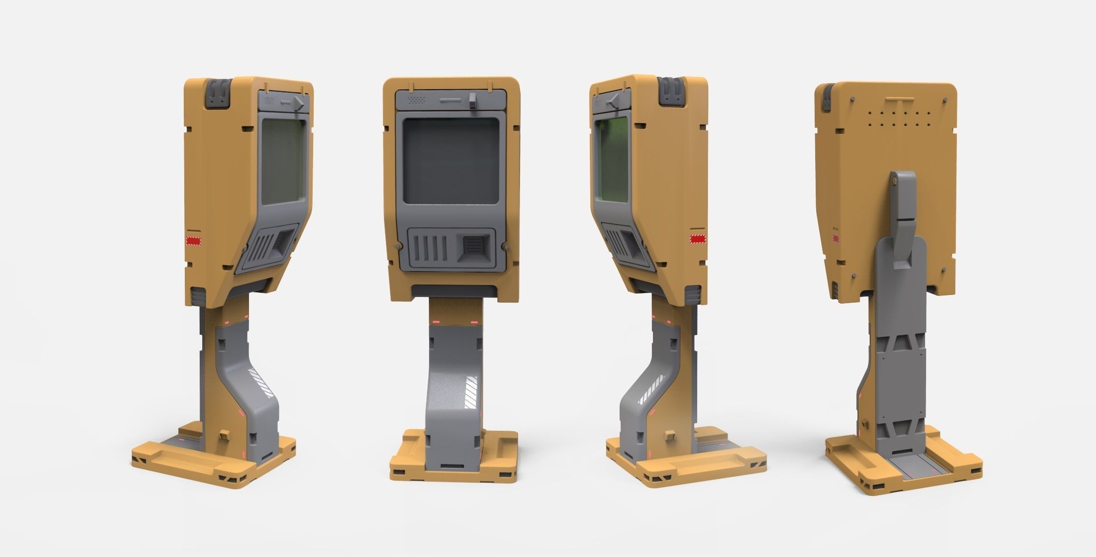 sci fi terminal 2 3D model_9