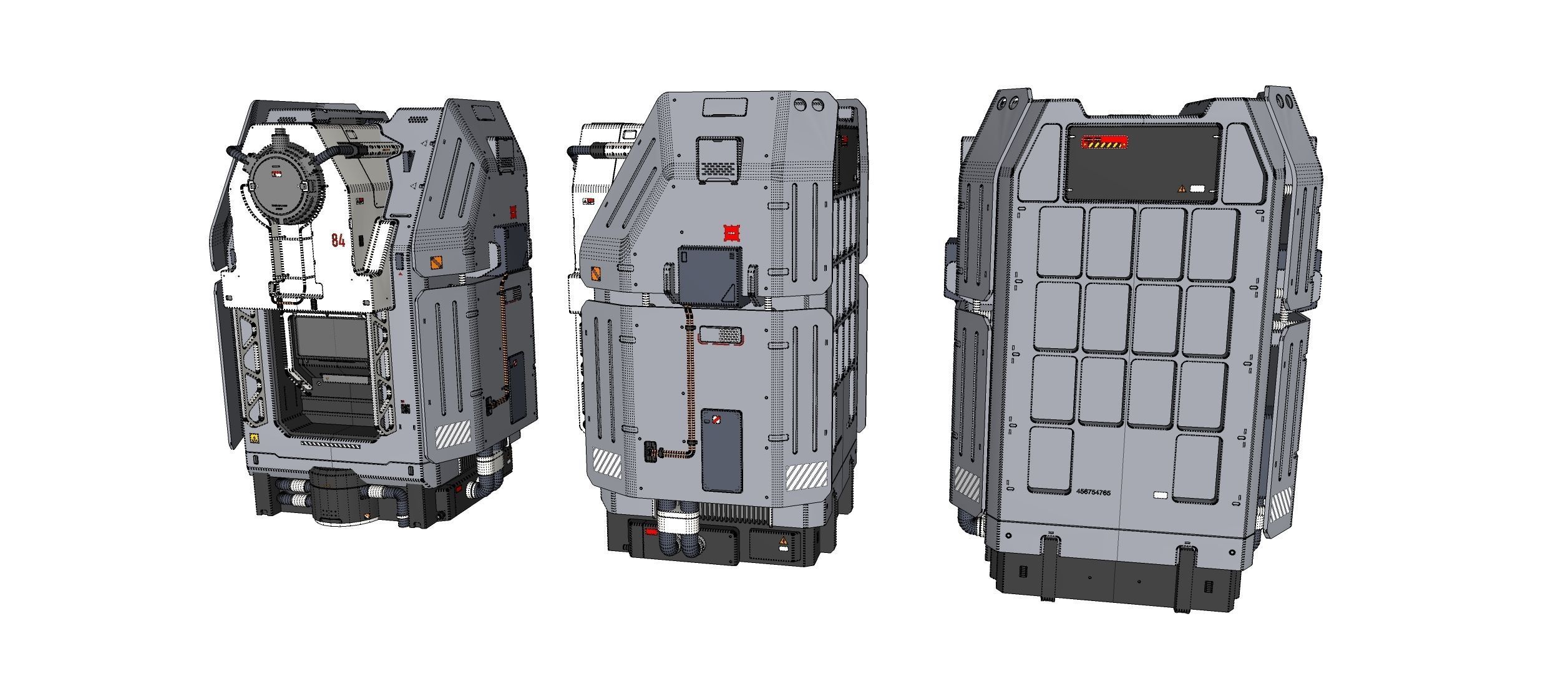 sci fi terminal 2 3D model_32