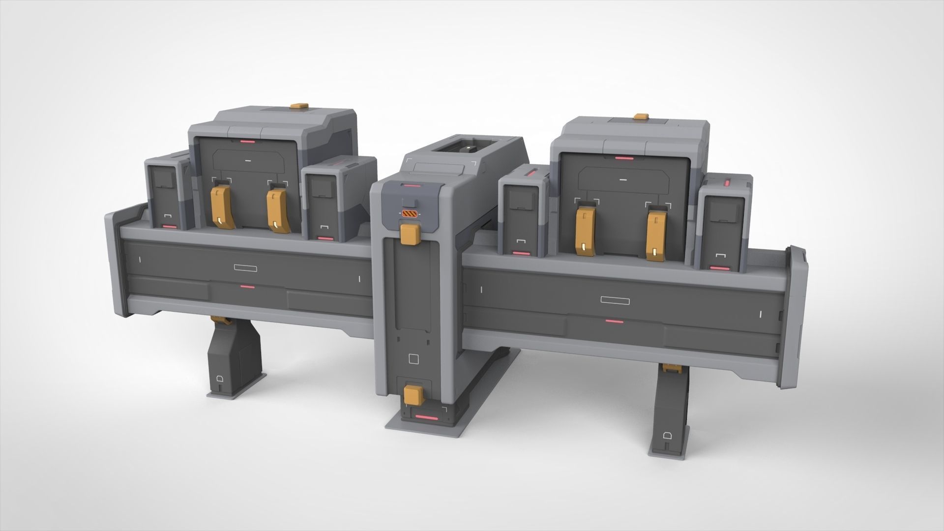 sci fi terminal 2 3D model_16