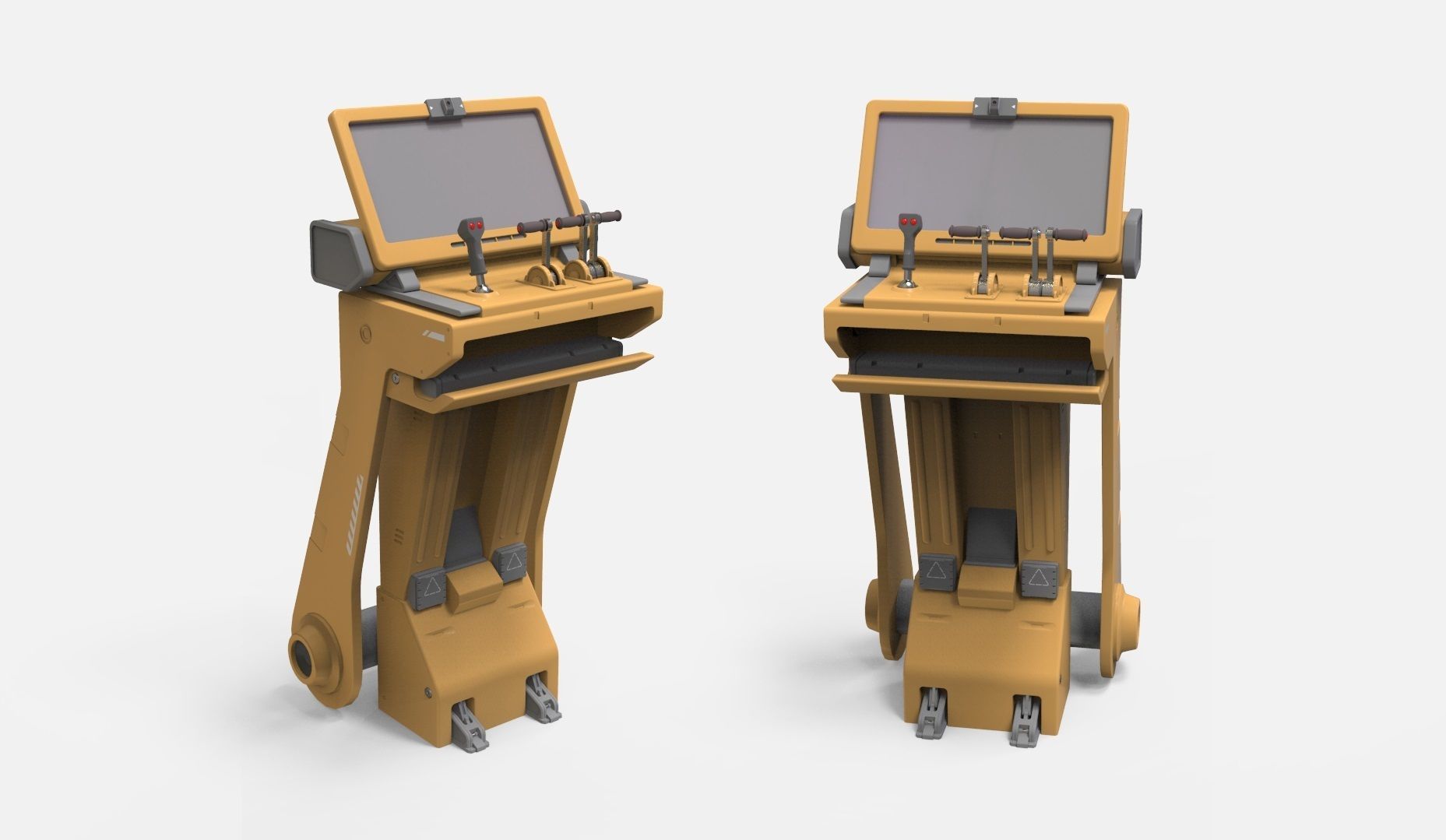 sci fi terminal 2 3D model_30