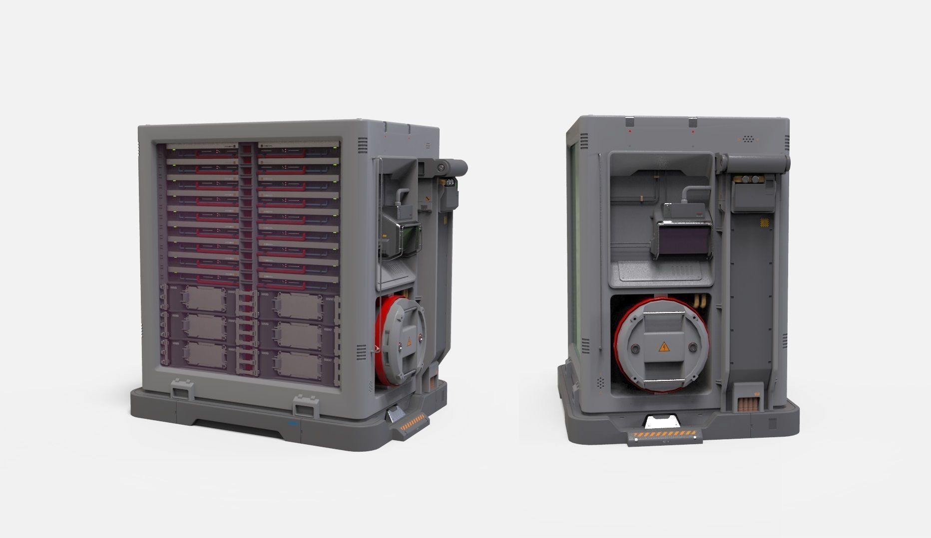 sci fi terminal 2 3D model_5