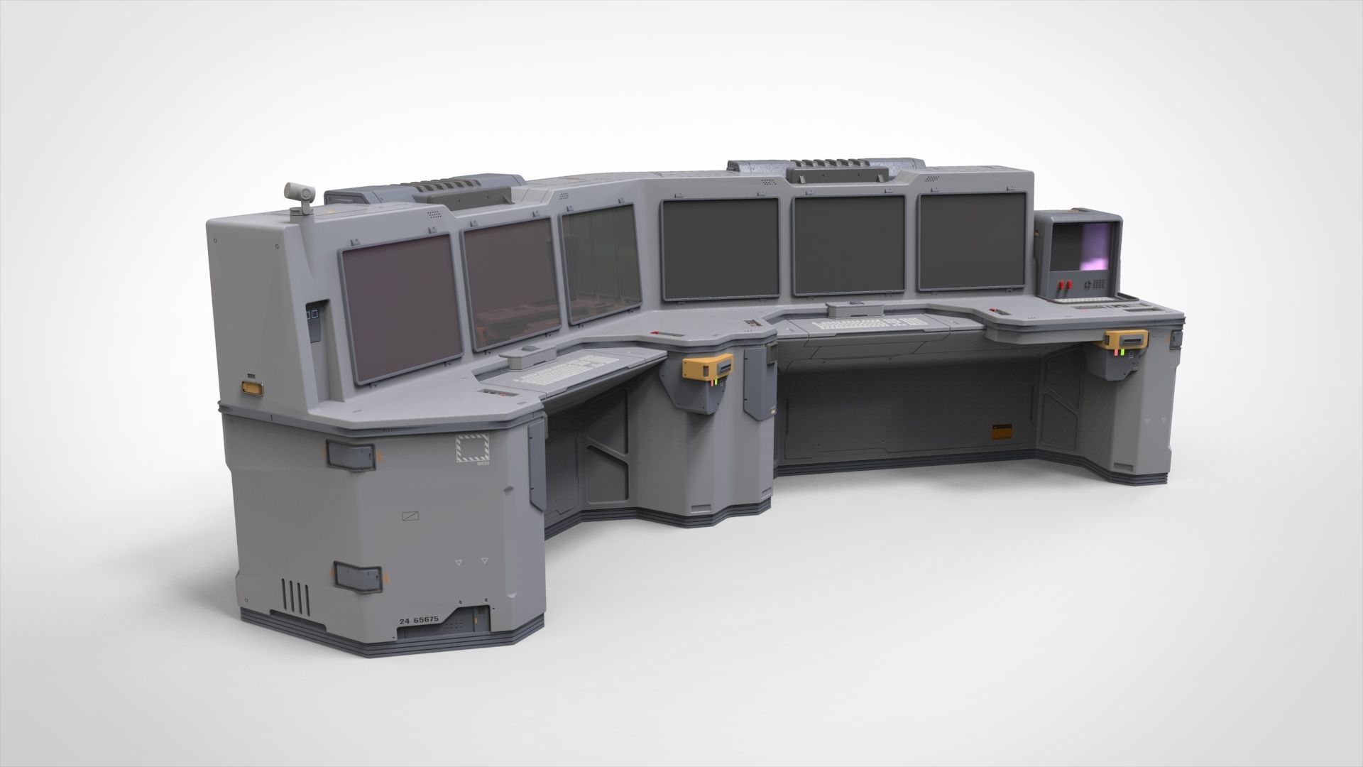 sci fi terminal 2 3D model_21