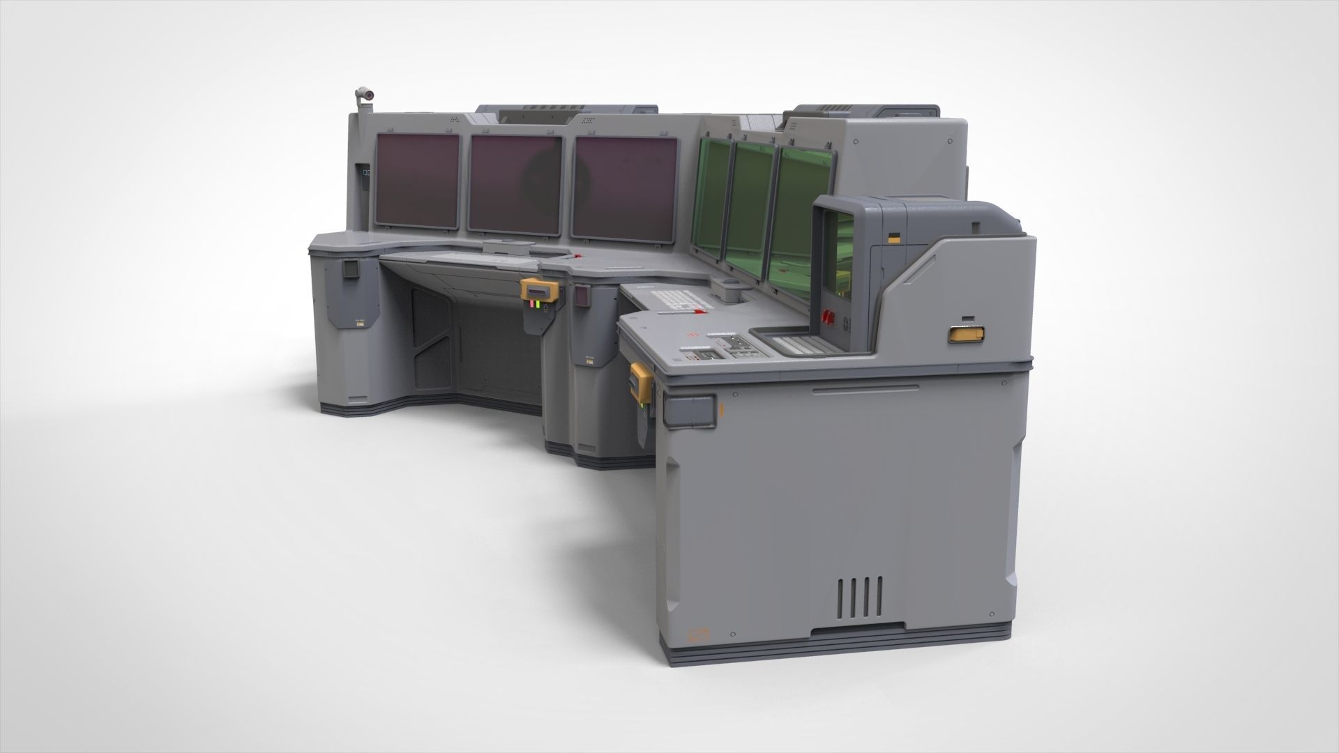 sci fi terminal 2 3D model_23