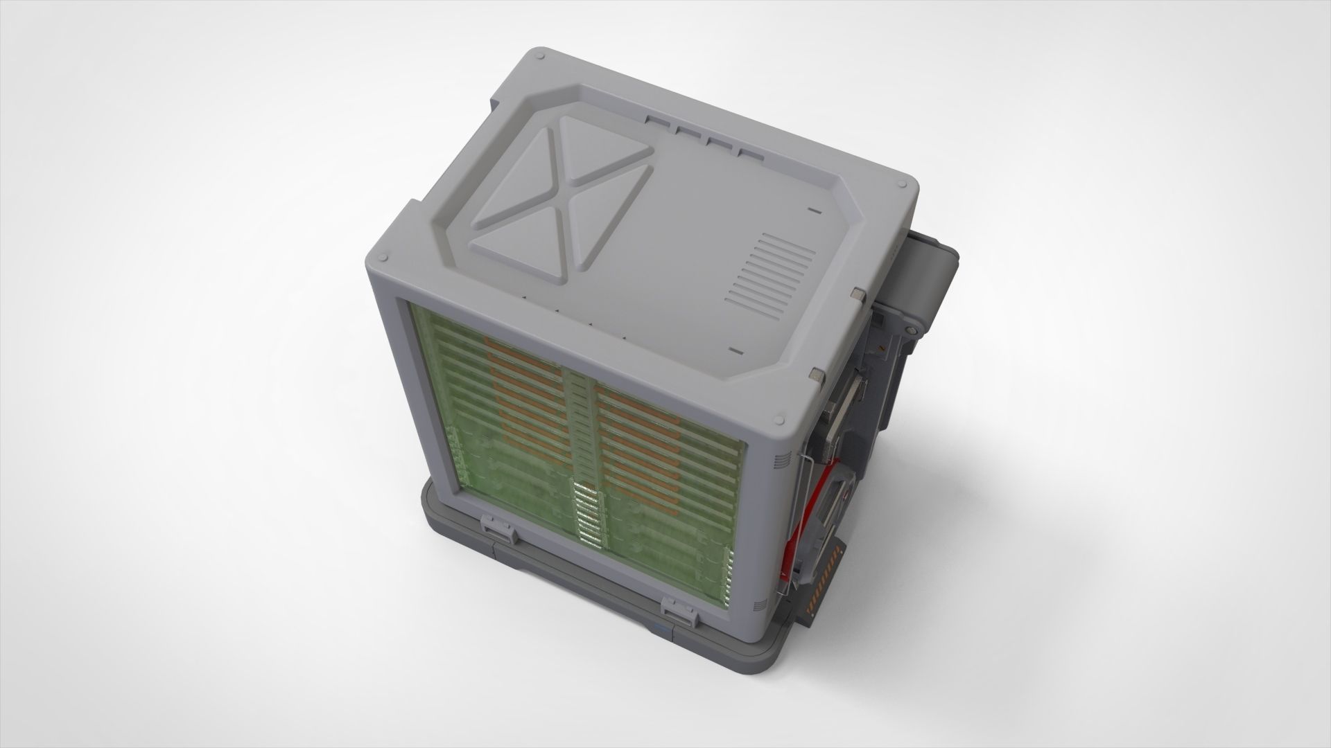 sci fi terminal 2 3D model_8