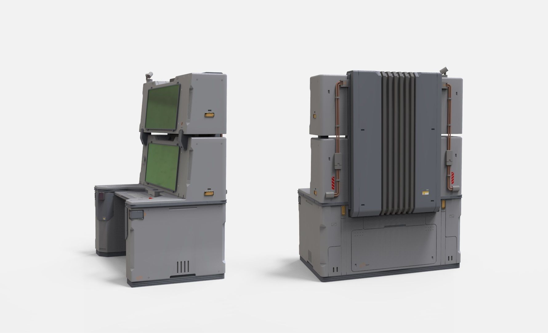 sci fi terminal 2 3D model_29