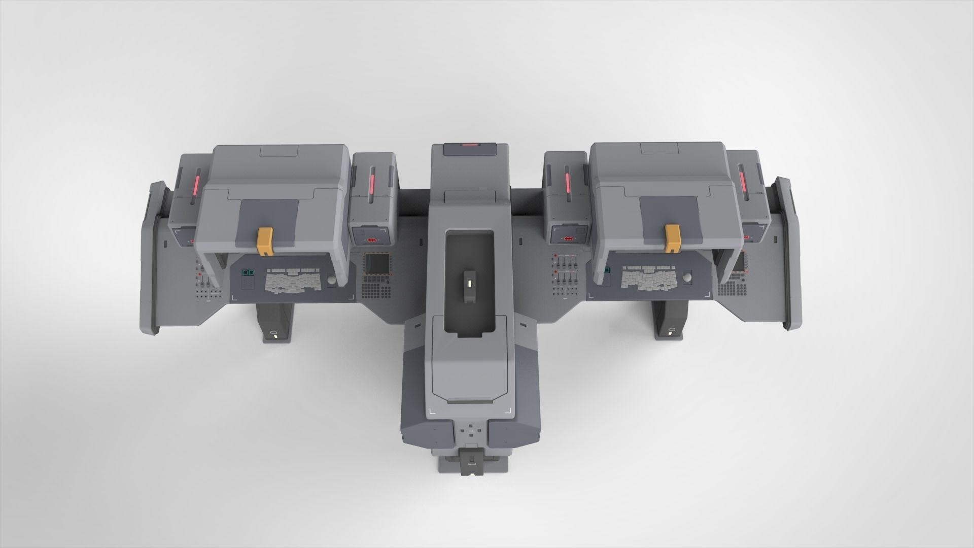 sci fi terminal 2 3D model_17