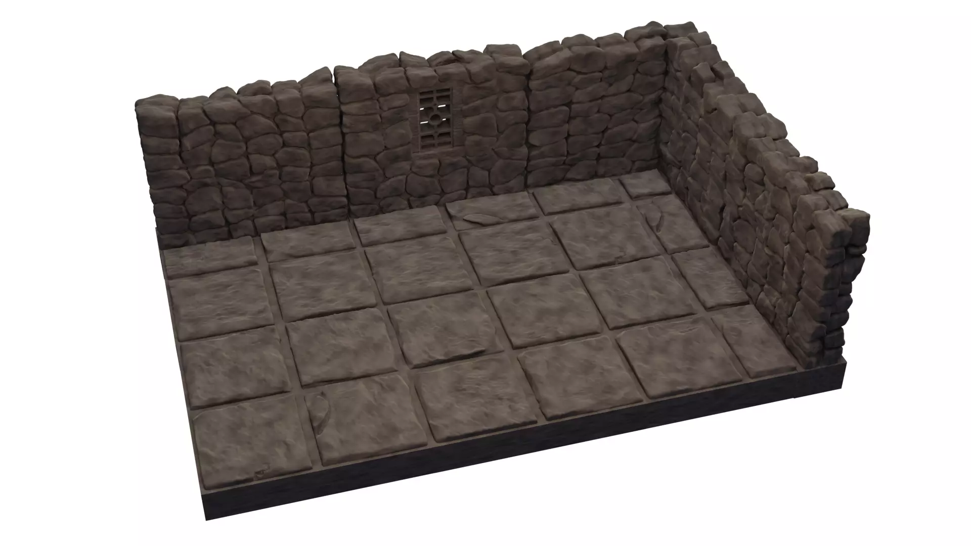 Kit dungeon floor and walls 3D print model
