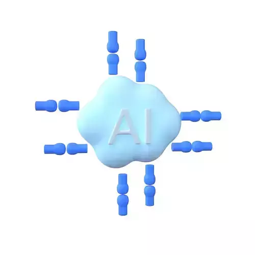 AI Icon v1 001 Low-poly 3D model